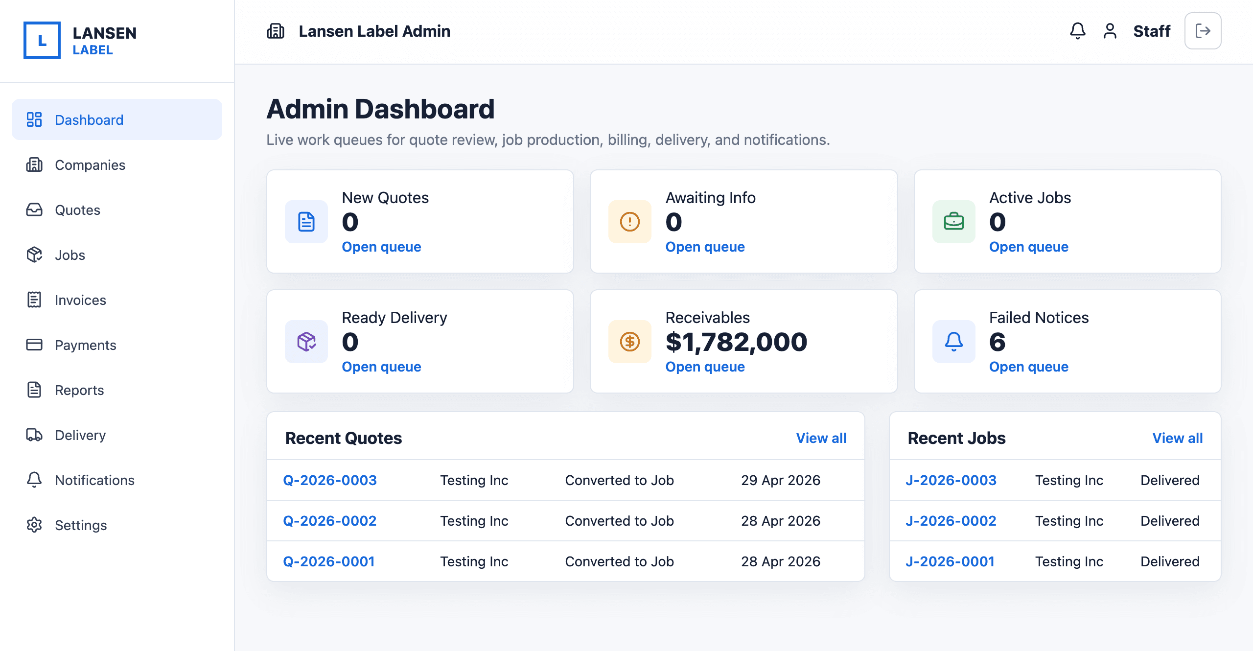 Lansen Label case study preview